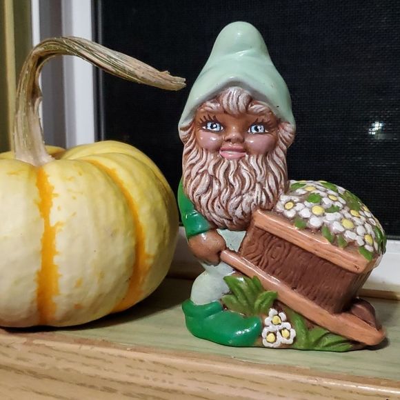 Vintage Art 97s Vintage Ceramic Gnome Figurine Poshmark